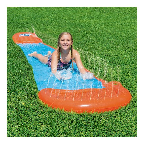 Bestway Water Slide,18 ft, Orange/Blue Brand New - Picture 1 of 5